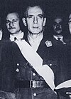 Eduardo Lonardi con la banda presidencial al asumir (de facto) el cargo.jpg