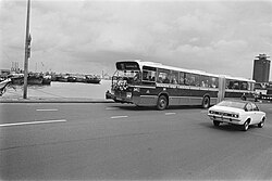 Bus 545 in 1977 bij rit voor genodigden