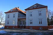 English: The building where Norways constitution was made in the spring of 1814. Front.