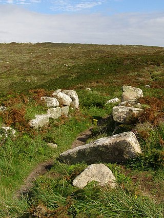 <span class="mw-page-title-main">Maen Castle</span> Iron Age promontory fort in Cornwall, England