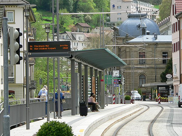 The Enz Valley Railway at Bad Wildbad