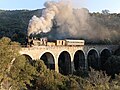 FCS 400 auf dem Viadukt bei Belvi-Aritzo