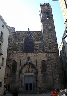 Basilica of Saints Justus and Pastor Church in Barcelona, Spain