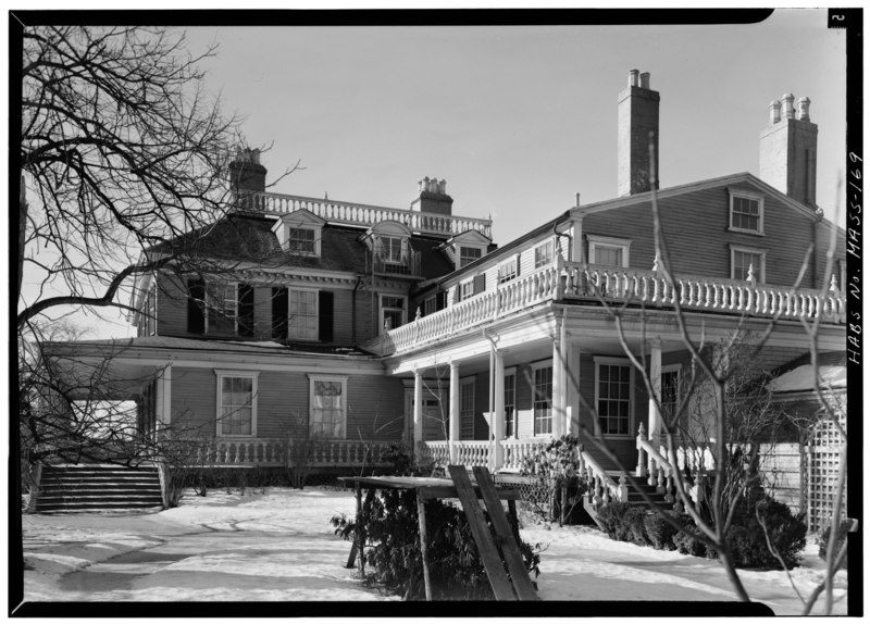 File:February 1963 REAR (NORTH) ELEVATION - Henry W. Longfellow Place, 105 Brattle Street, Cambridge, Middlesex County, MA HABS MASS,9-CAMB,1-9.tif