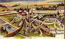 Il castello di Puchheim in un'illustrazione del 1674