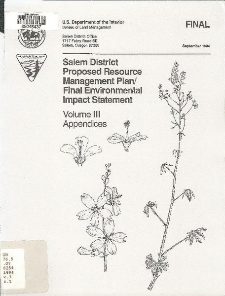 File:Final Salem District propsed resource management plan v.3 c.2 (IA finalsalemdistri19unit).pdf