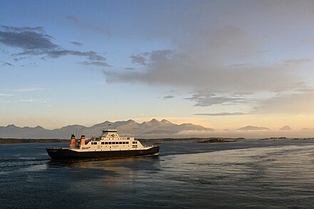 E39 by ferry across the great Moldefjord