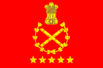 Vlajka polního maršála (Indie) .gif