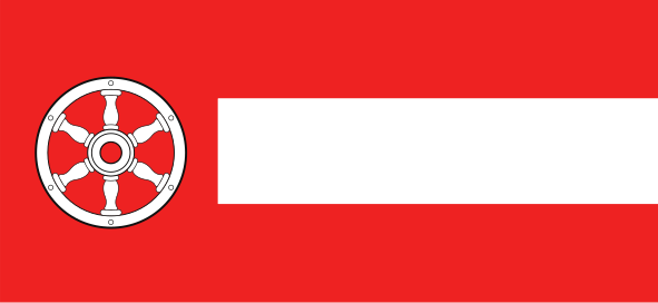 File:Flagge der kreisfreien Stadt Erfurt laut Hauptsatzung.svg