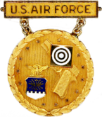 Former U.S. Air Force National Gold Excellence-in-Competition (EIC) Pistol Badge