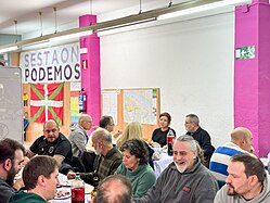 Herri-bazakaria Podemos Sestaoko egoitzan (10. urteurrena).