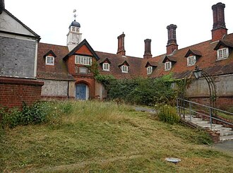 The hospital in 2012, after a 'clean-up'. Frank James Hospital September 2012.jpg