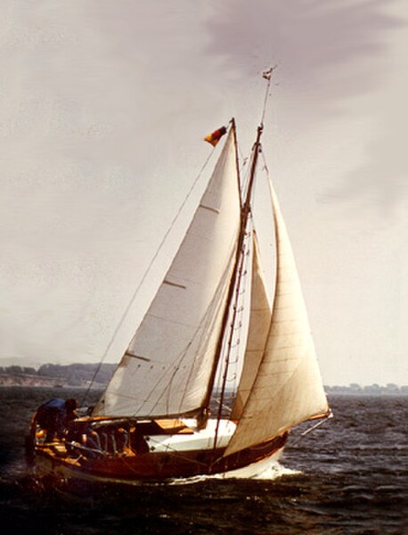 A gaff cutter