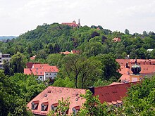 Blick vom Domberg zum Weihenstephaner Berg