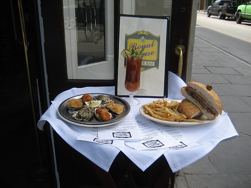 File:French Quarter New Orleans 1 July 2009 - Food Display.jpg