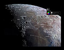 Selenochromatic Image (Si) of crater area (crater to the bottom right) Frigoris-Serenitatis zone Si.jpg