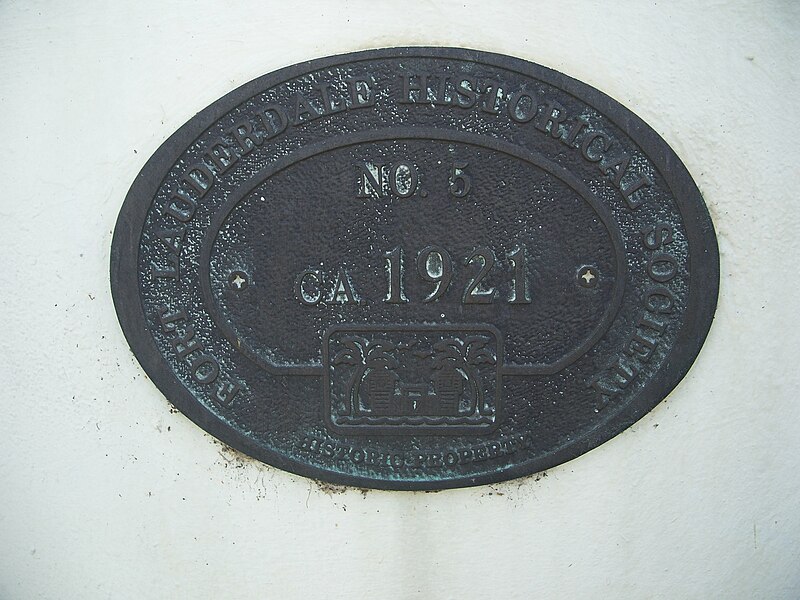 File:Ft Laud FL Bonnet House plaque02.jpg