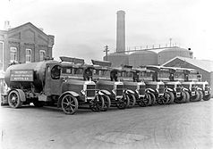 Gas Light & Coke Co. lorries at Beckton, probably in the 1920s Gas-light-coke-lorries.jpg