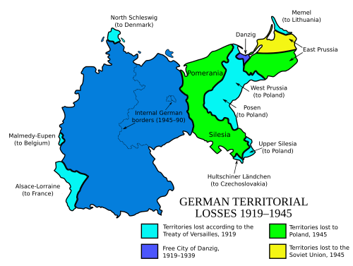 Image result for map of territories germany lost map