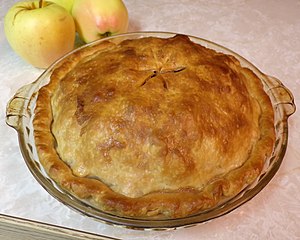 An apple pie