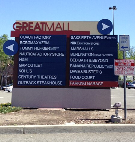 Great Mall sign