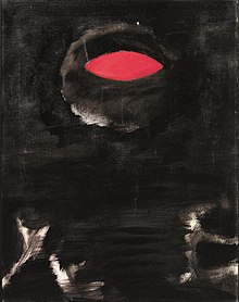 Virgilio Guidi, Giudizio, 1959, olio su tela - Parma, Collezione privata