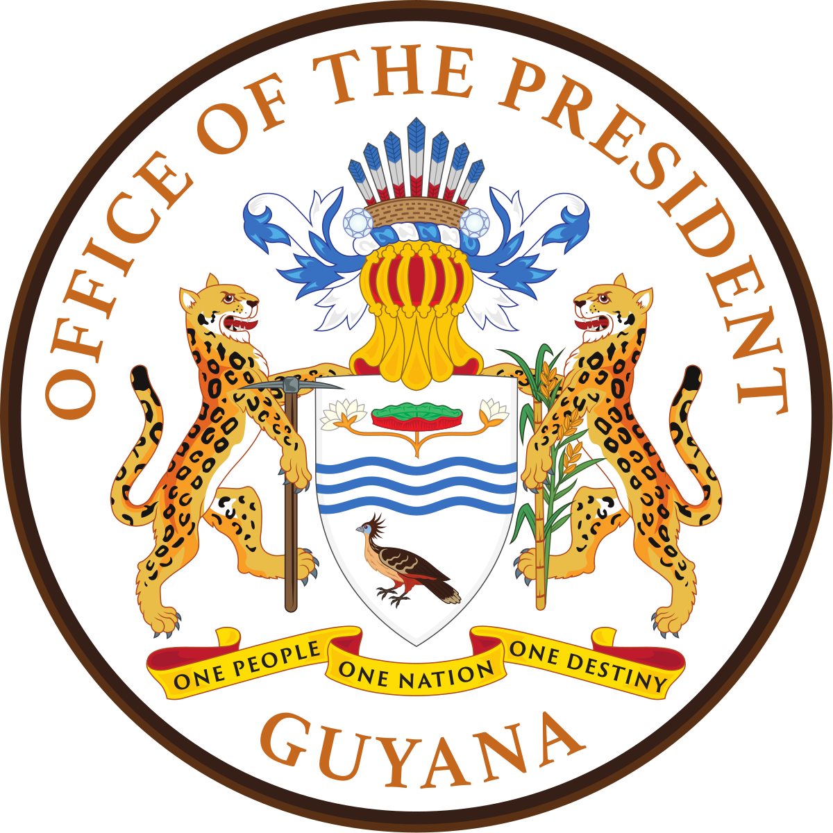File Guyana Office Of The President Logo Svg Wikimedia Commons