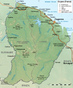 Guyane map-en