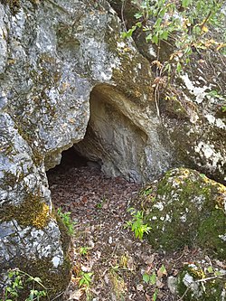 A Háromszög-barlang bejárata