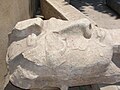 Cabeça de um colosso Ramessid em Heliópolis, 19ª dinastia do Egito