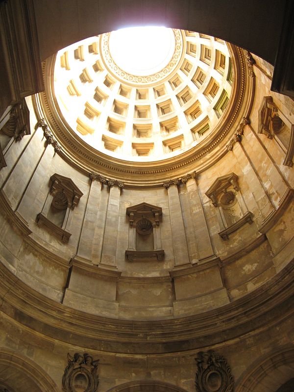 Interior of the mausoleum, upper view