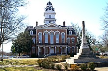 Hancock County Courthouse where Ingram-Grant presided over cases for 36 years. Hancock County Courthouse - panoramio.jpg