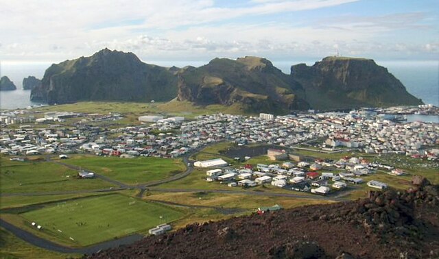 View from the Helgafell, looking north-west