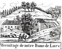 Abbaye Notre-Dame de Lure en 1858