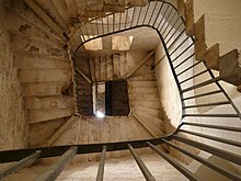 Staircase in a Götterdämmerung-type Bismarck tower (Hildesheim)