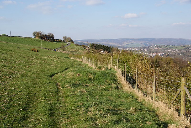 File:Hillside path - geograph.org.uk - 1820918.jpg