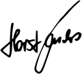 Horst Fuchs aláírása