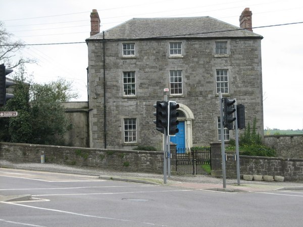 One of the four private Georgian houses at the centre of the village.