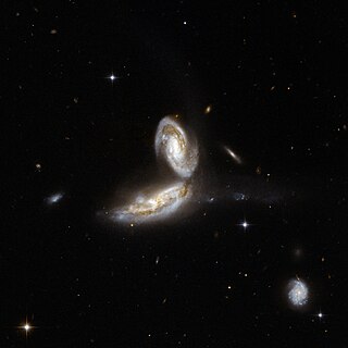 NGC 5331 Galaxy pair in the constellation Virgo