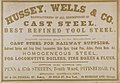 Hussey, Wells and Co. Manufacturers Of All Descriptions Of Cast Steel. (8706011392).jpg
