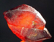 Two intergrown crystals (1.5 x 1 x 0.5 cm) from Koksha Valley, Badakhshan Province, Afghanistan Hydroxylclinohumite-21345.jpg