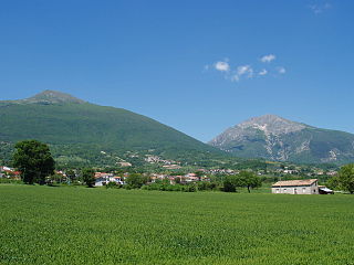 <span class="mw-page-title-main">Monti Gemelli</span> Mountains in Italy