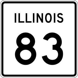 <span class="mw-page-title-main">Illinois Route 83</span> Highway in Illinois