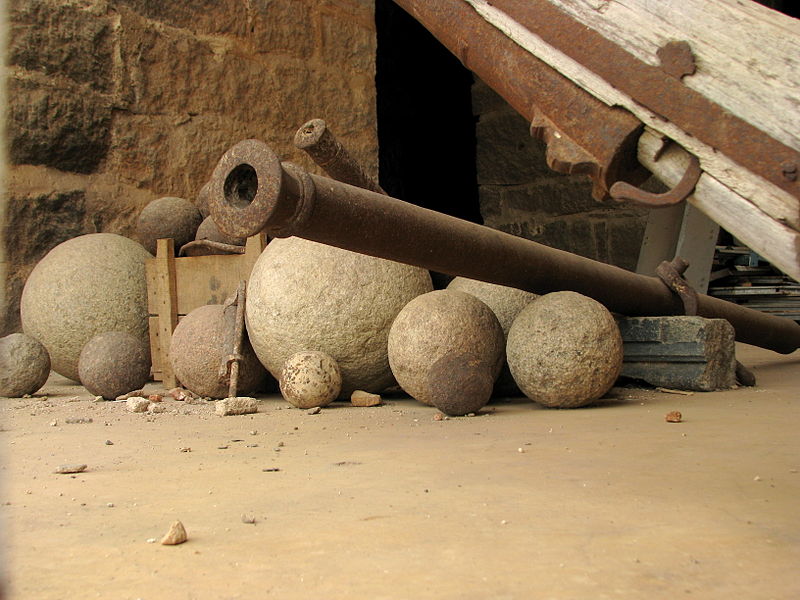 File:India - Hyderabad - 098 - old arms at Golconda Fort (3920147541).jpg