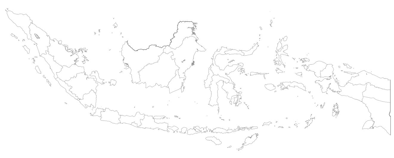 File Indonesia  provinces outline map  svg Wikimedia Commons