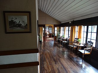 The hotel interior Interior of Colonial-Era Bandarawela Hotel - Bandarawela - Hill Country - Sri Lanka (14121733604).jpg