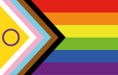 2021 Intersex-inclusive redesign of the Progress Pride Flag by Valentino Vecchietti Intersex-inclusive pride flag.svg