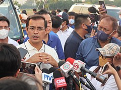 Isko Moreno motorade Bacoor interview harap mukha