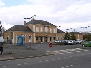 Issoudun station i 2009.