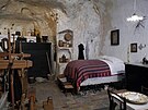 Interior of a cave house